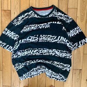 vintage y2k ecko unltd t shirt All Over Print AOP Skating Surfing Biking 2XL Men